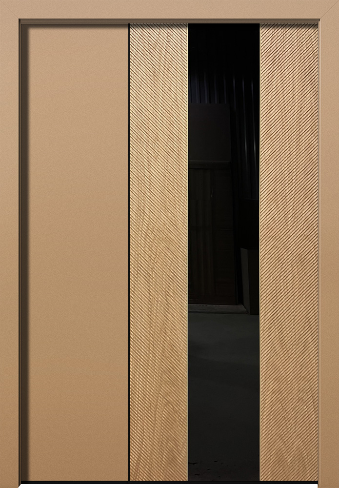 Шпон с фрезеровкой Combo 05 дуб натуральный тангенциальный ОСФБ